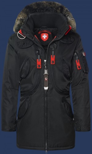 Wellensteyn Rescue Parka Bundy Panske Čierne | SK-53201VUFG